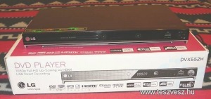 DVD-DivX-USB lej�tsz� LG DVX552H 1080p-felsk�l�z�s
